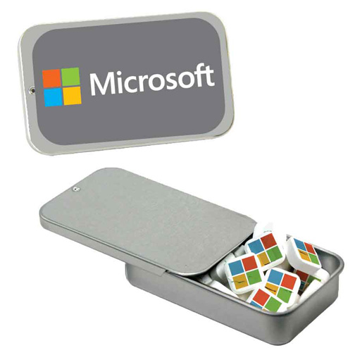 Picture of Slider Tin With Printed Mints
