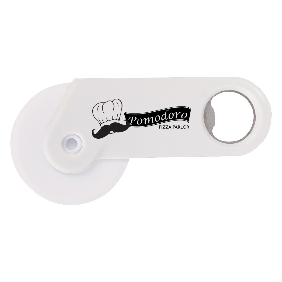Picture of Pizza Cutter With Bottle Opener