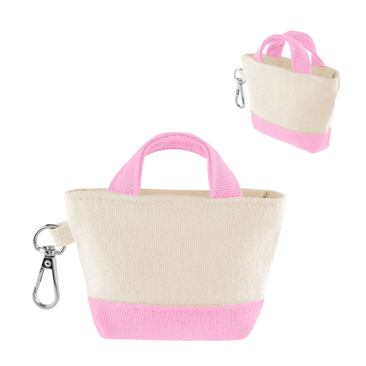 Picture of 12 Oz. Recycled Cotton Mini Tote Bag Charm