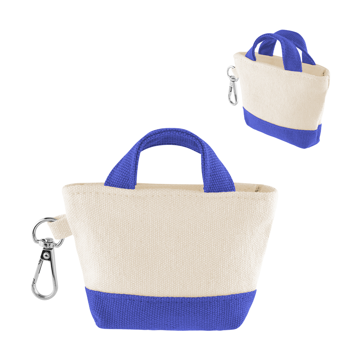 Picture of 12 Oz. Recycled Cotton Mini Tote Bag Charm