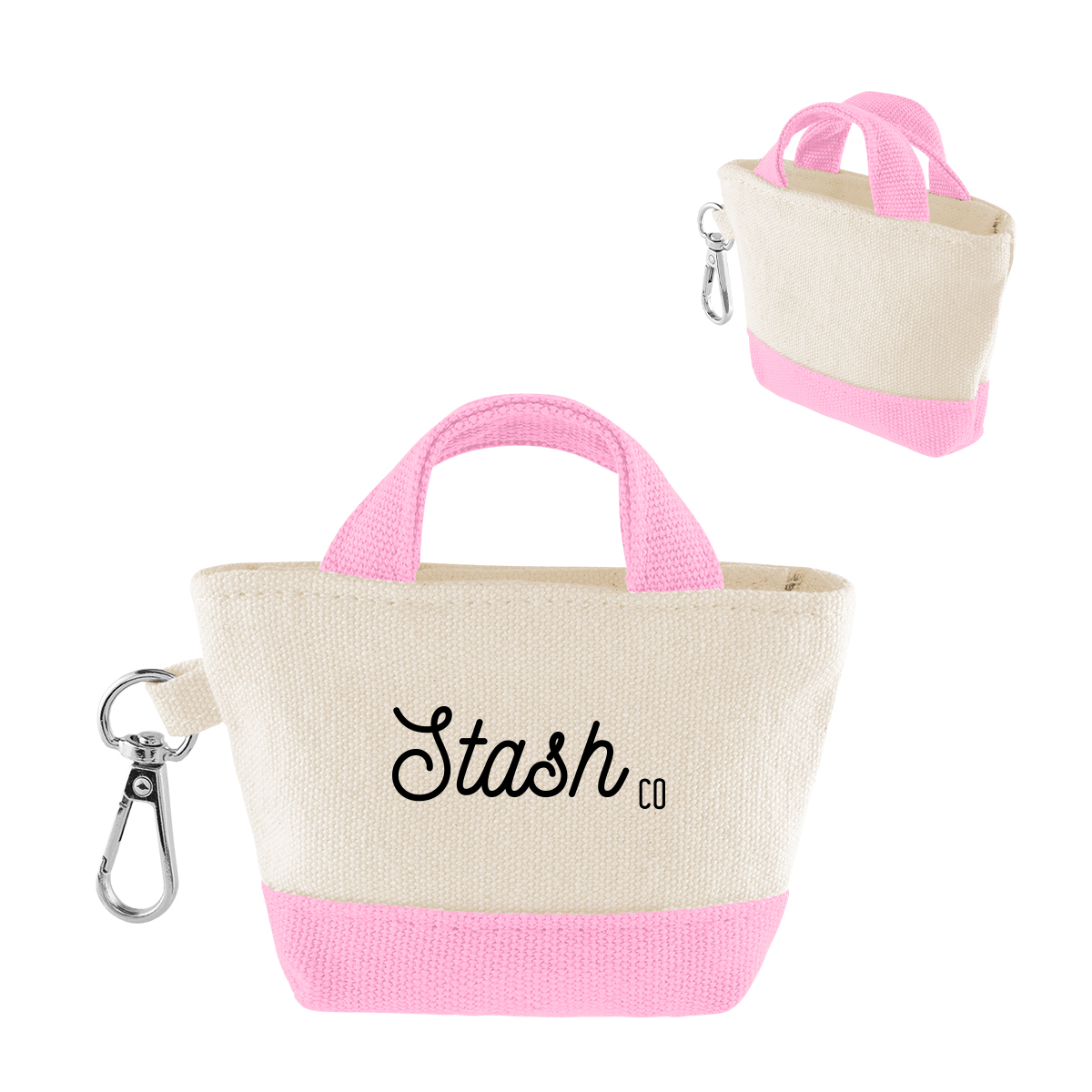 Picture of 12 Oz. Recycled Cotton Mini Tote Bag Charm