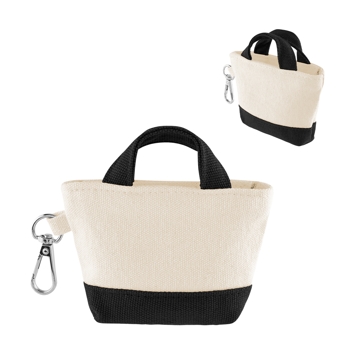 Picture of 12 Oz. Recycled Cotton Mini Tote Bag Charm