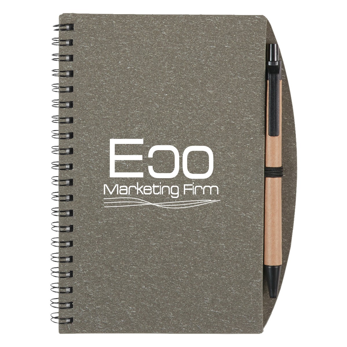 Picture of 5" X 7" Eco-inspired Spiral Notebook & Pen