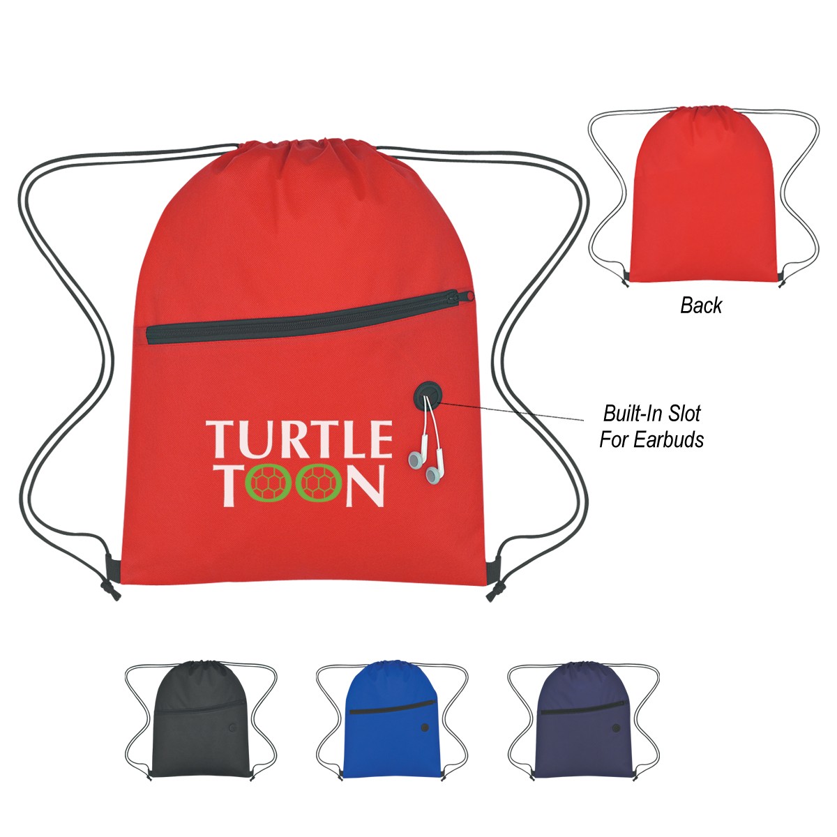 Picture of Non-woven Hit Sports Pack With Front Zipper