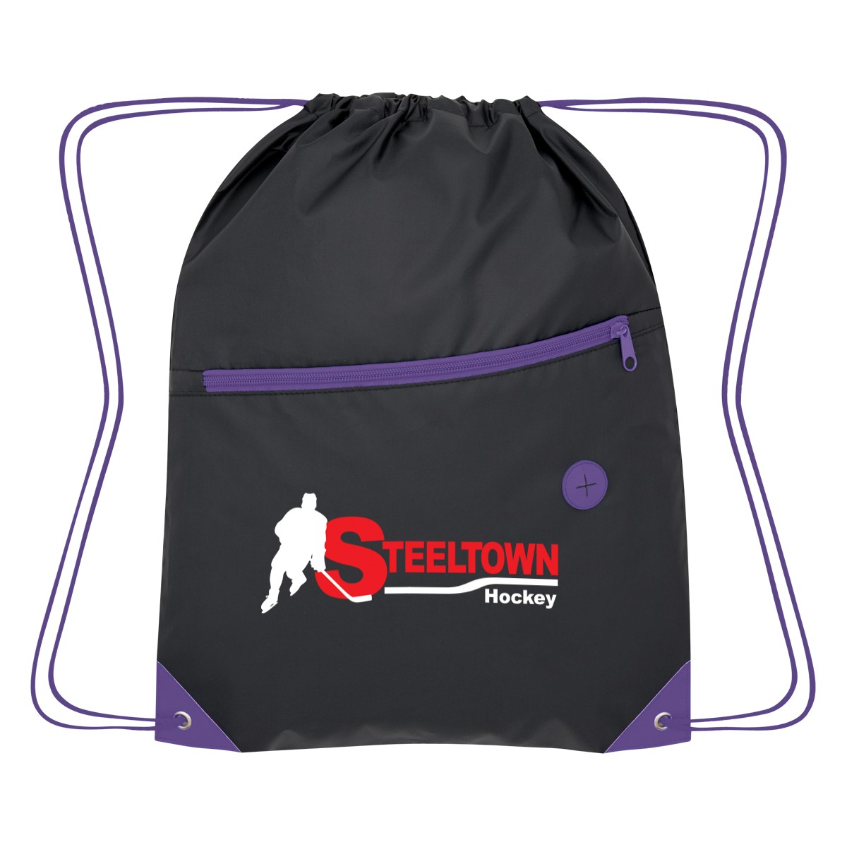 Picture of Color Pop Recycled Drawstring Bag