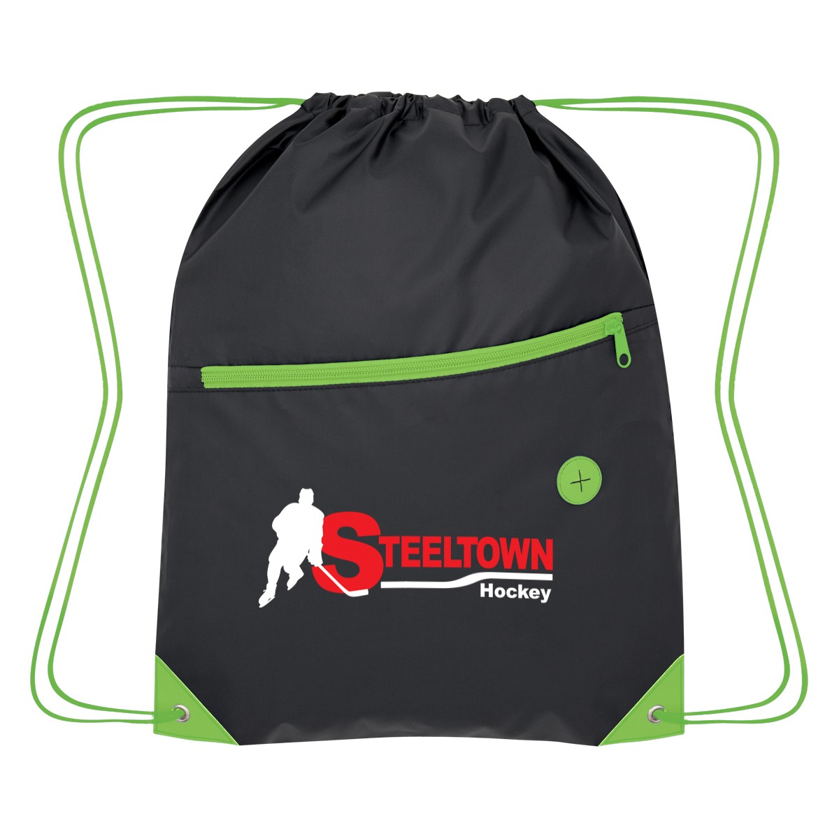 Picture of Color Pop Recycled Drawstring Bag
