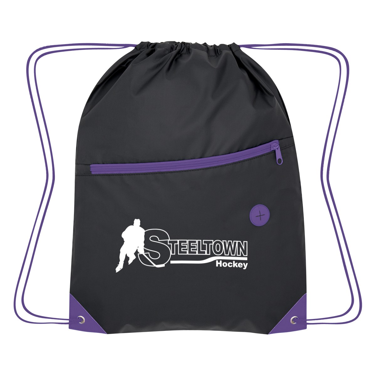 Picture of Color Pop Recycled Drawstring Bag