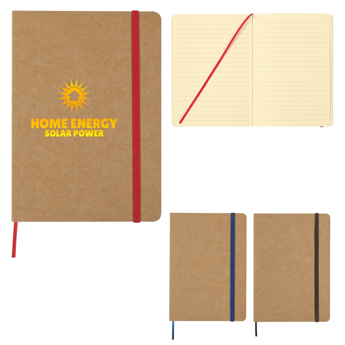 Picture of 5" X 7" Eco-inspired Strap Notebook