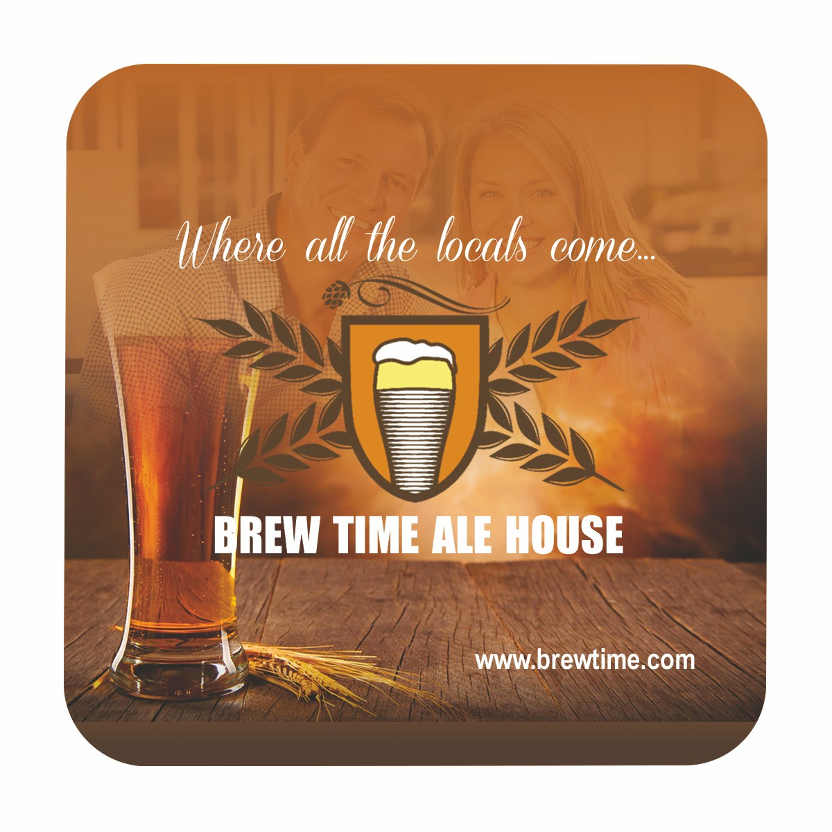 Picture of Square Paper Coaster