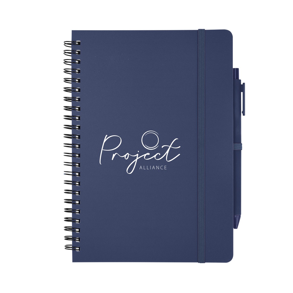 Picture of Repreve® Recycled Spiral Notebook With Pen