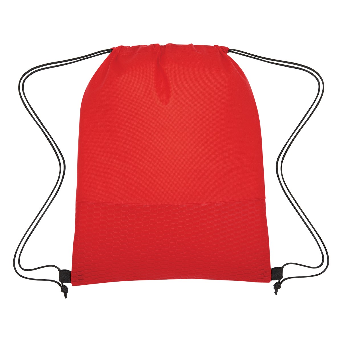 Picture of Wave Design Non-woven Drawstring Bag