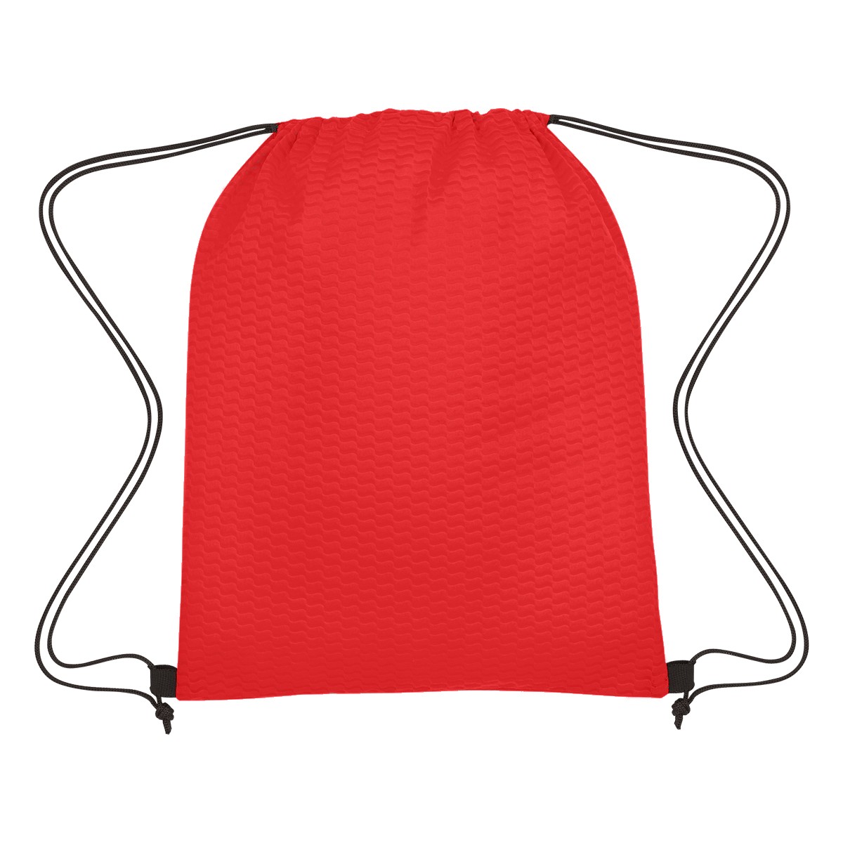 Picture of Wave Design Non-woven Drawstring Bag