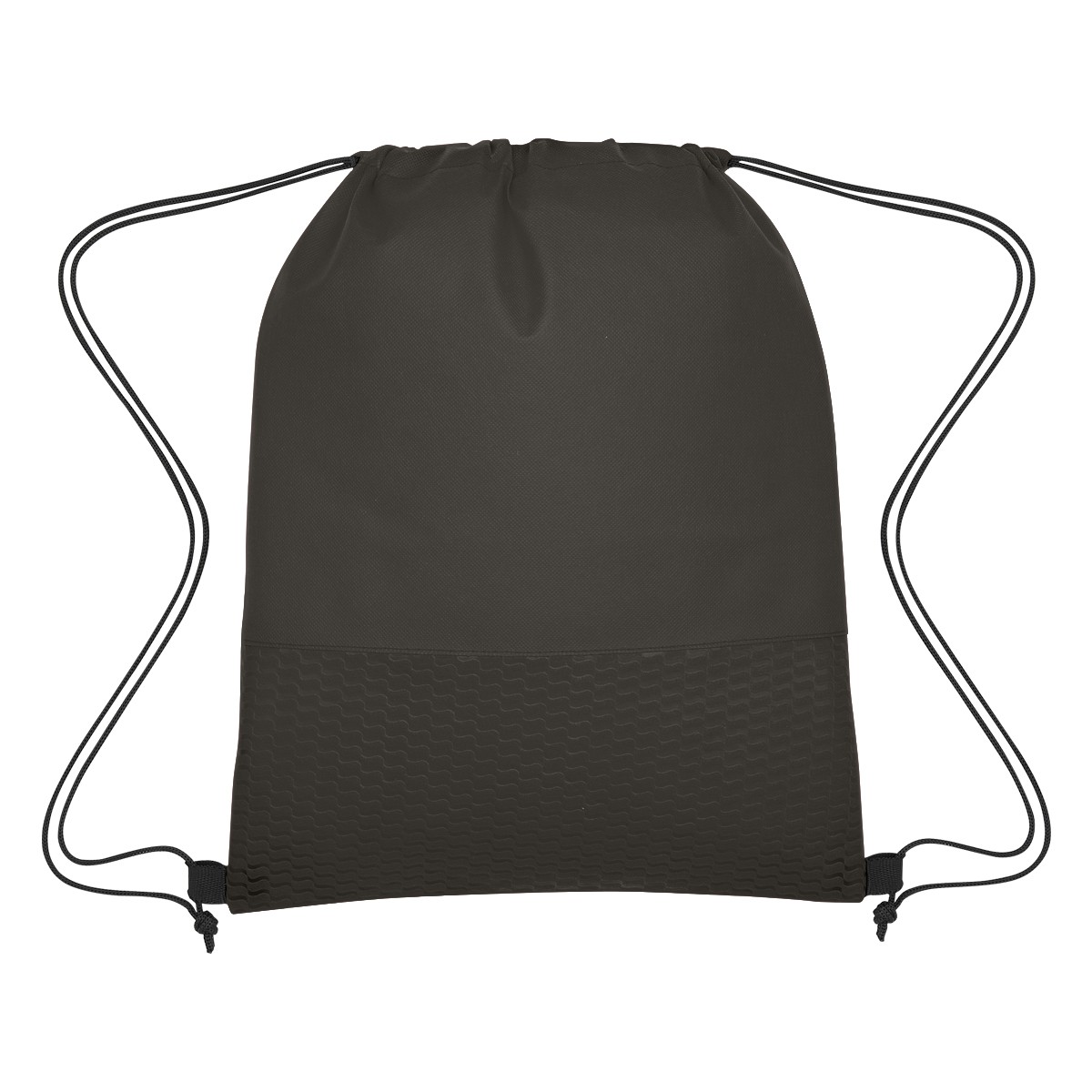 Picture of Wave Design Non-woven Drawstring Bag