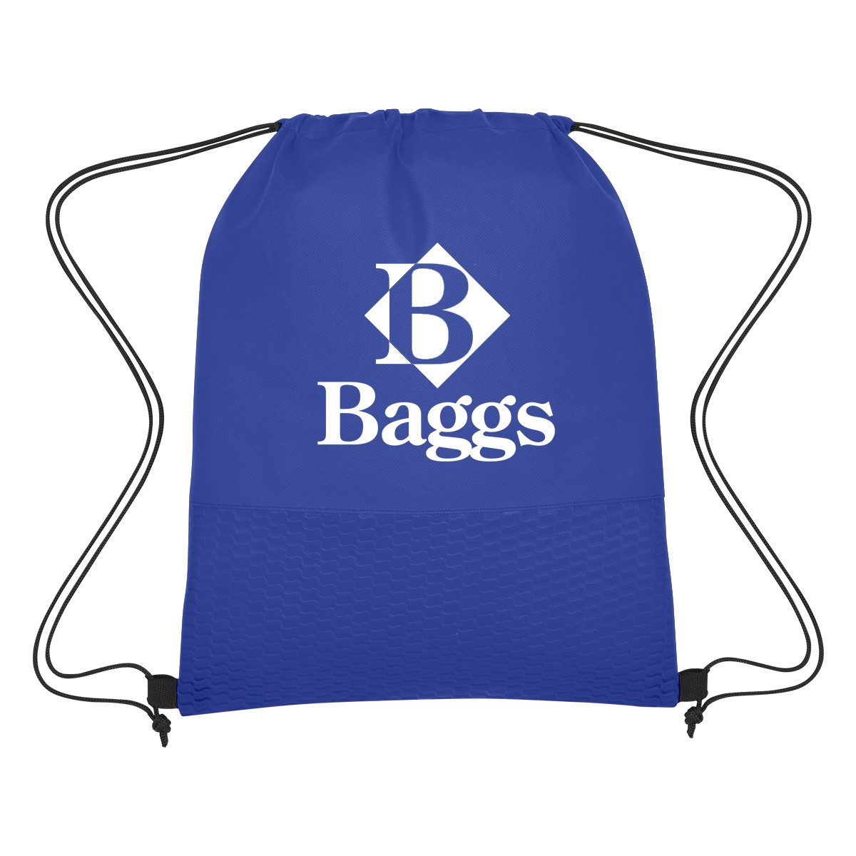 Picture of Wave Design Non-woven Drawstring Bag