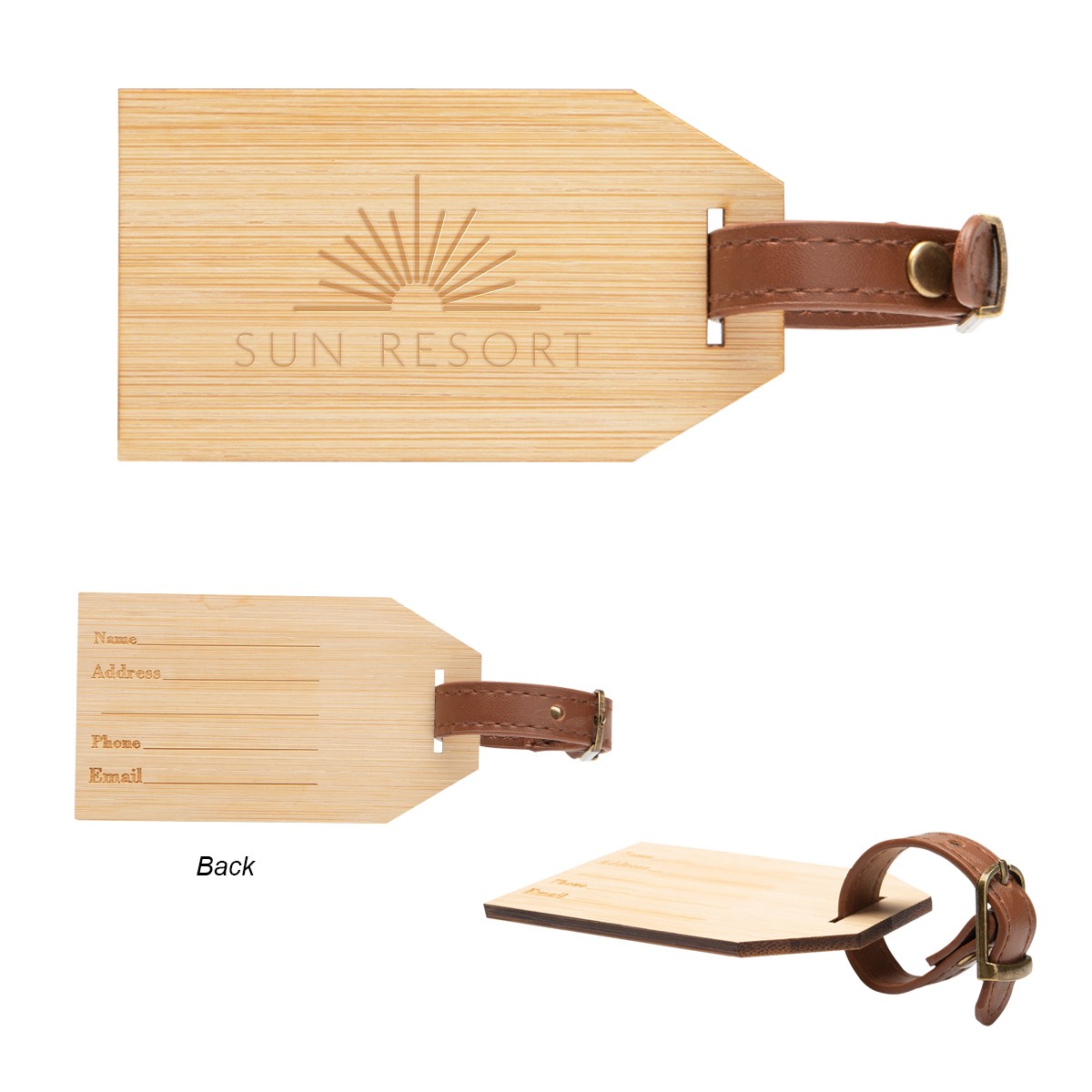Picture of Outbound Bamboo Luggage Tag