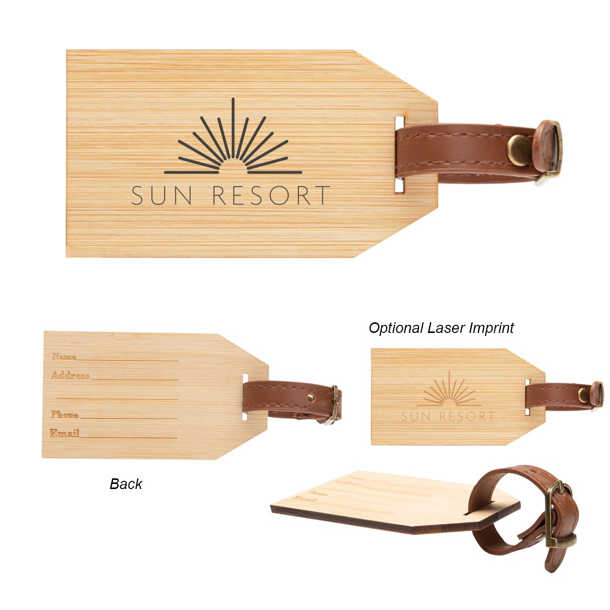 Picture of Outbound Bamboo Luggage Tag