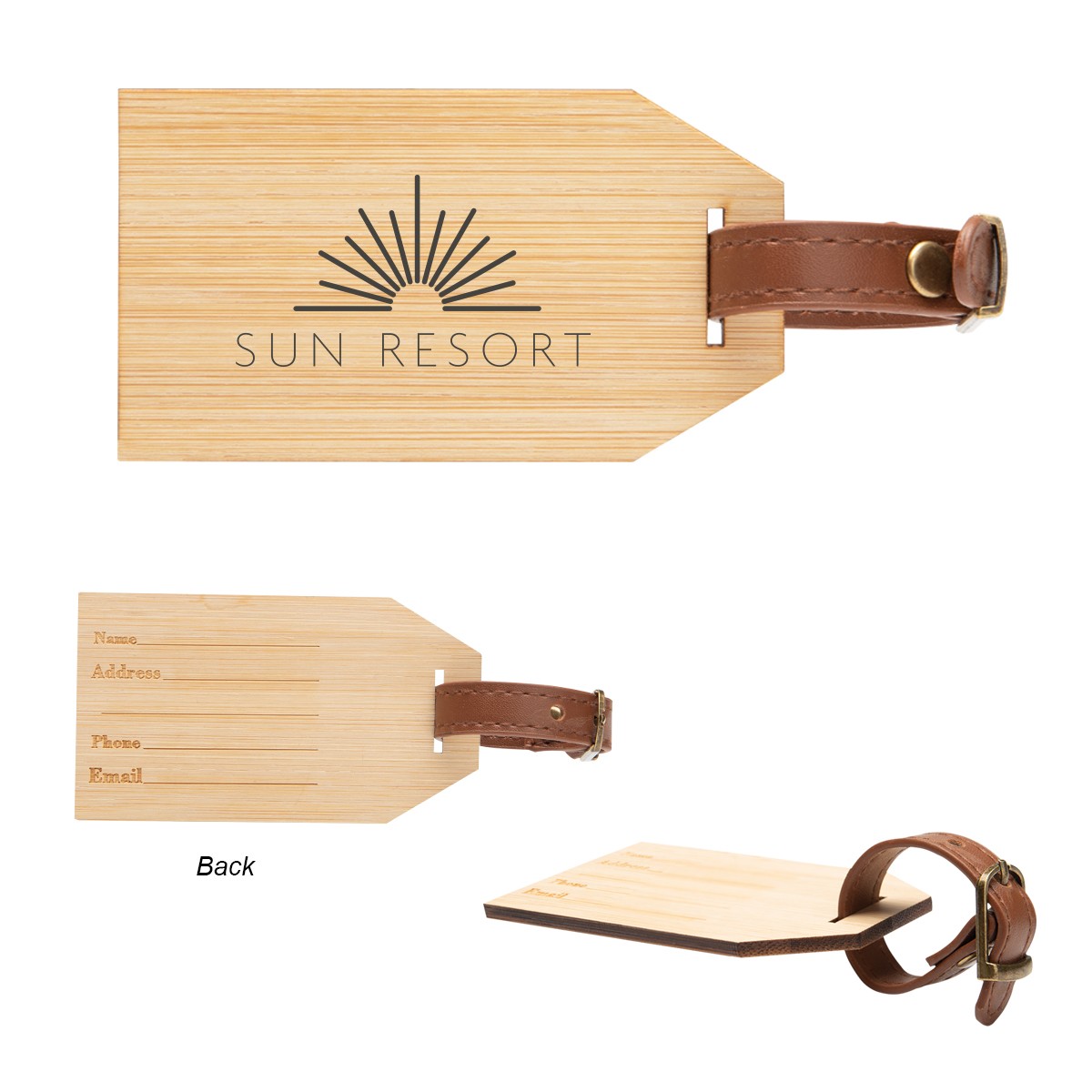 Picture of Outbound Bamboo Luggage Tag