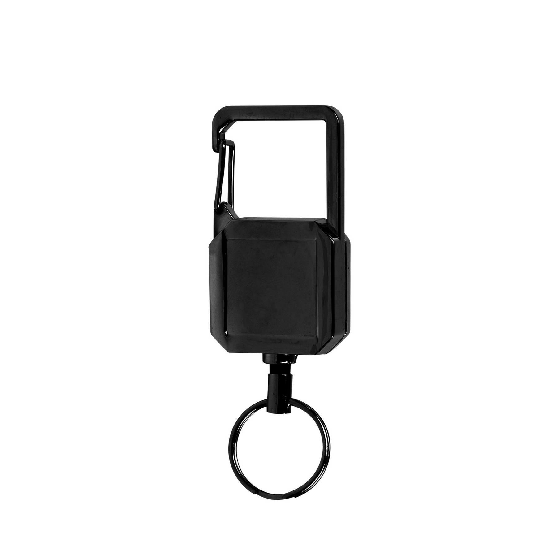 Picture of Badge Reel Keychain With Carabiner