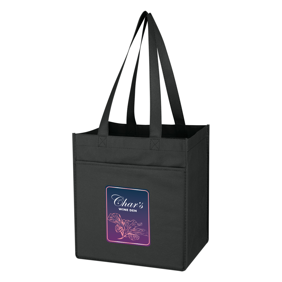 Picture of Non-woven 6 Bottle Wine Tote Bag