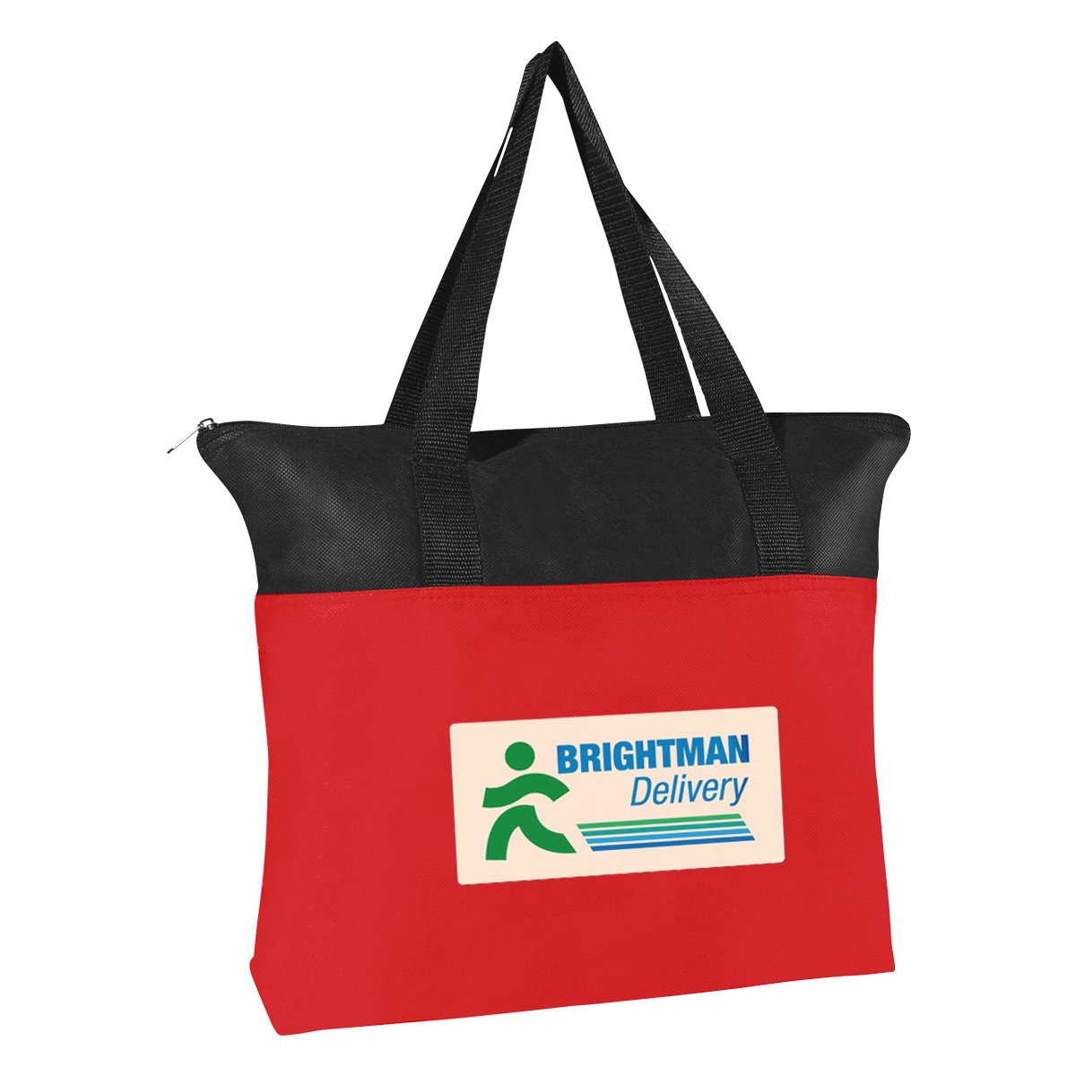 Picture of Non-woven Zippered Recycled Tote Bag