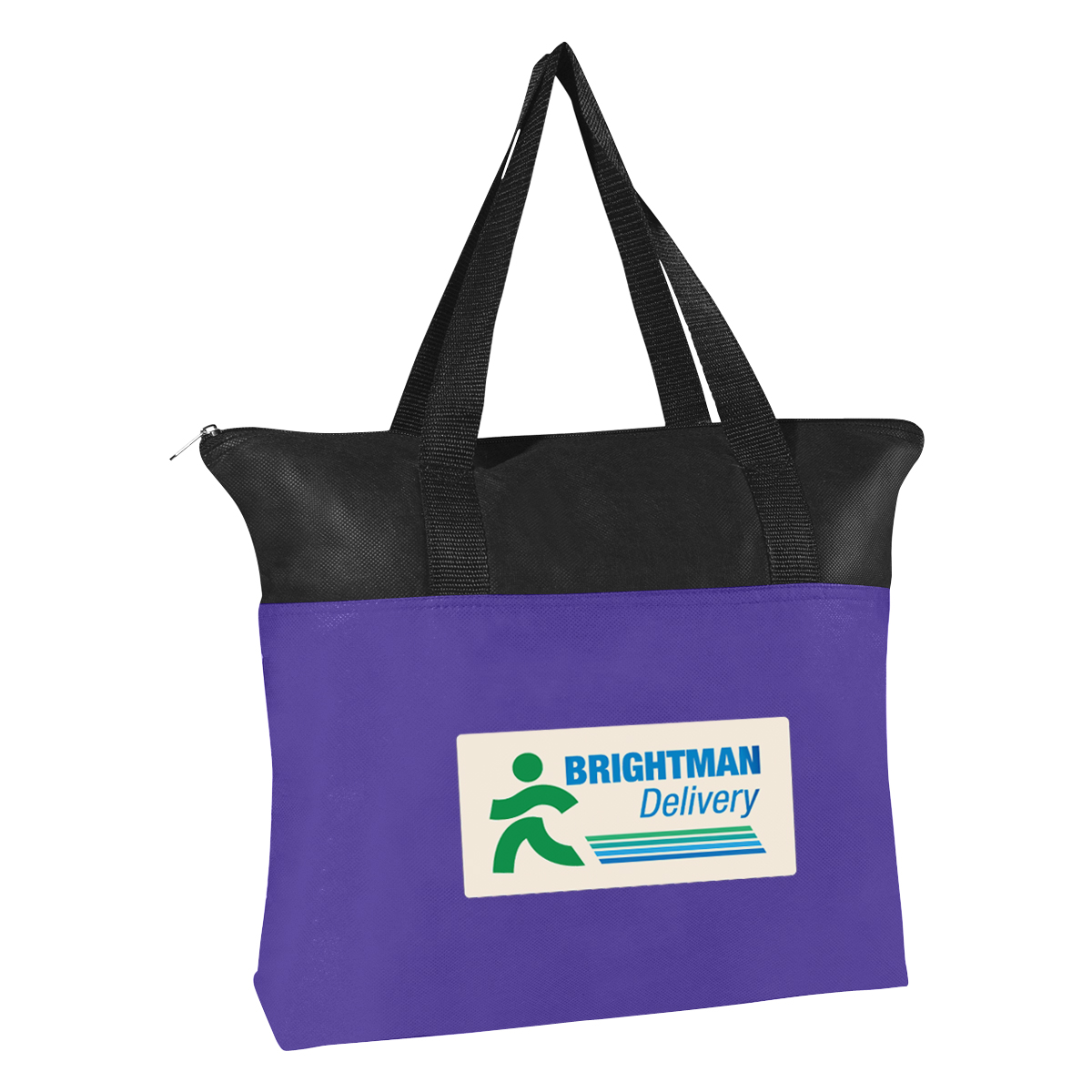 Picture of Non-woven Zippered Recycled Tote Bag