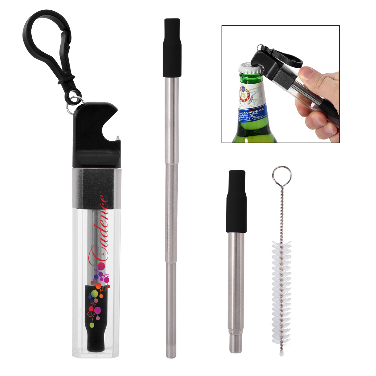Picture of Straw Kit With Bottle Opener