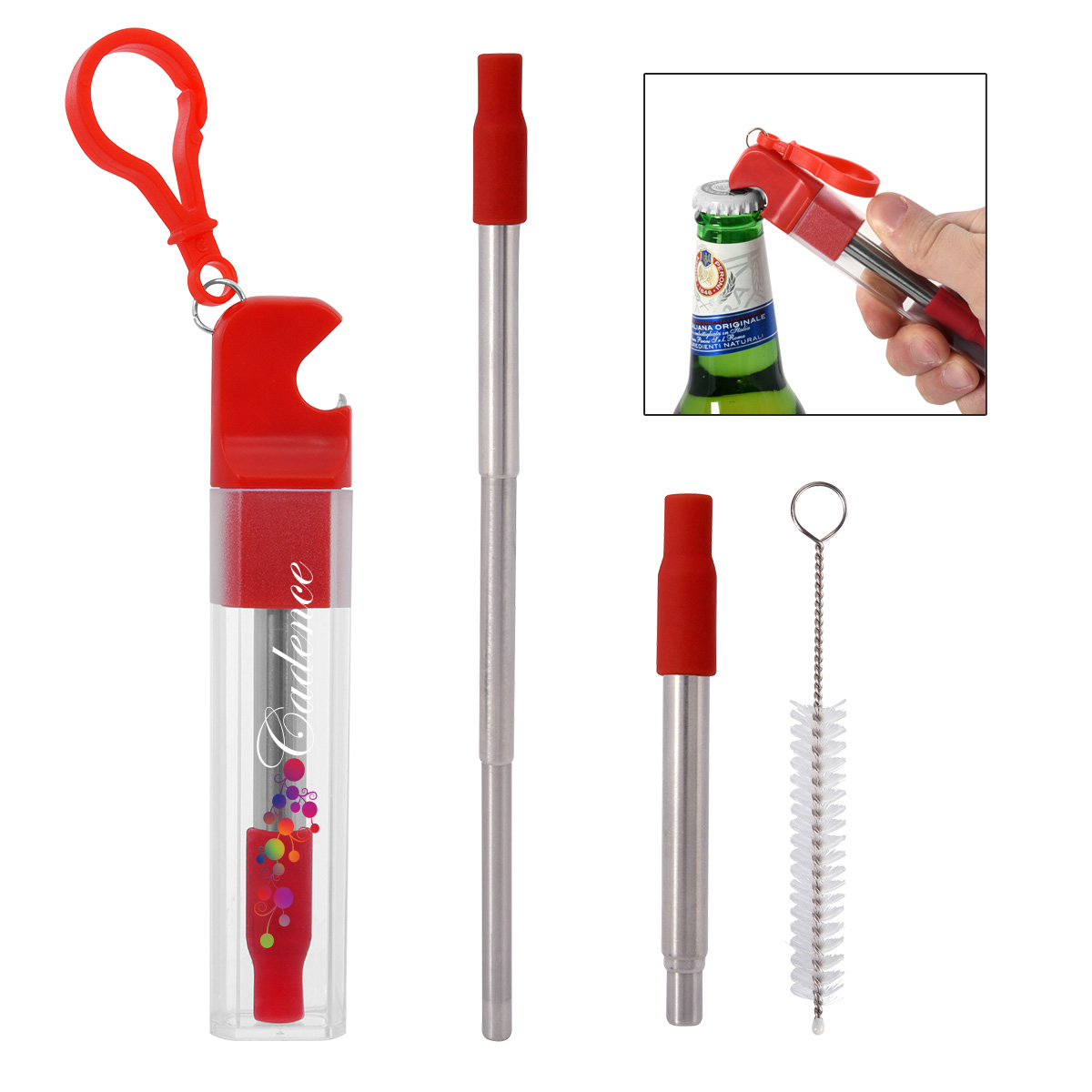 Picture of Straw Kit With Bottle Opener