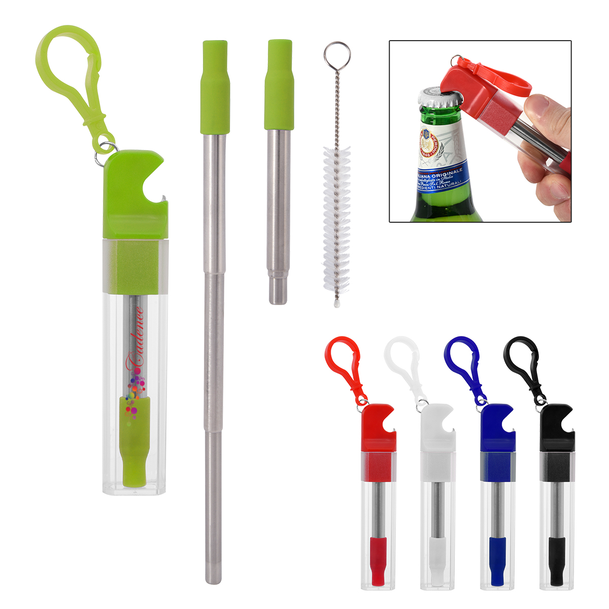 Picture of Straw Kit With Bottle Opener