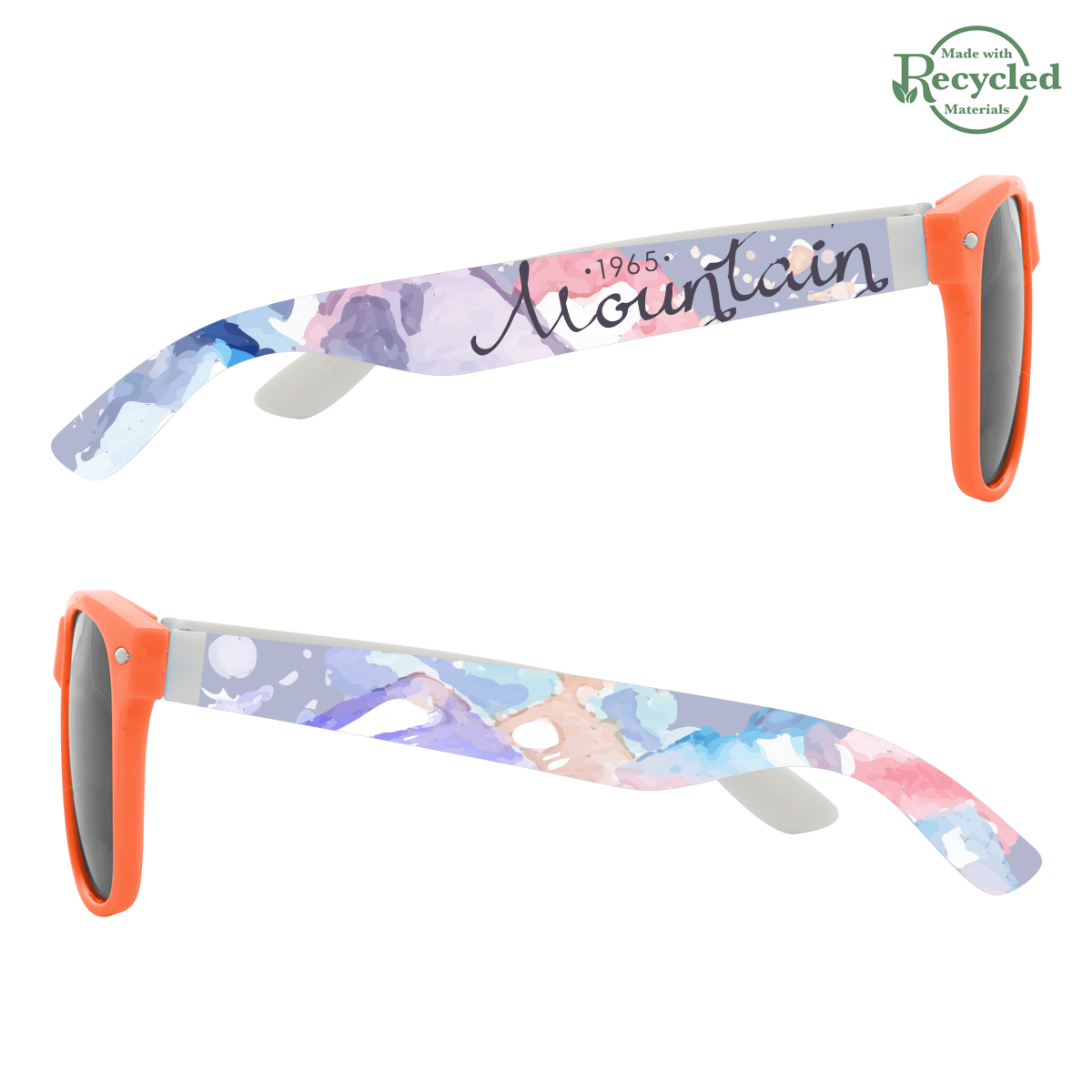Picture of Full Color Colorblock Malibu Sunglasses