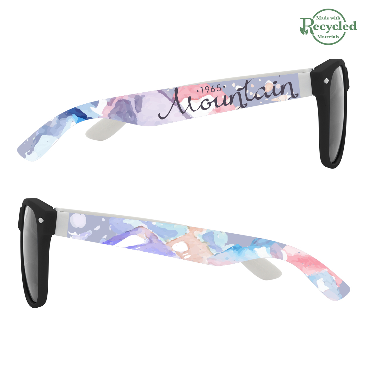 Picture of Full Color Colorblock Malibu Sunglasses