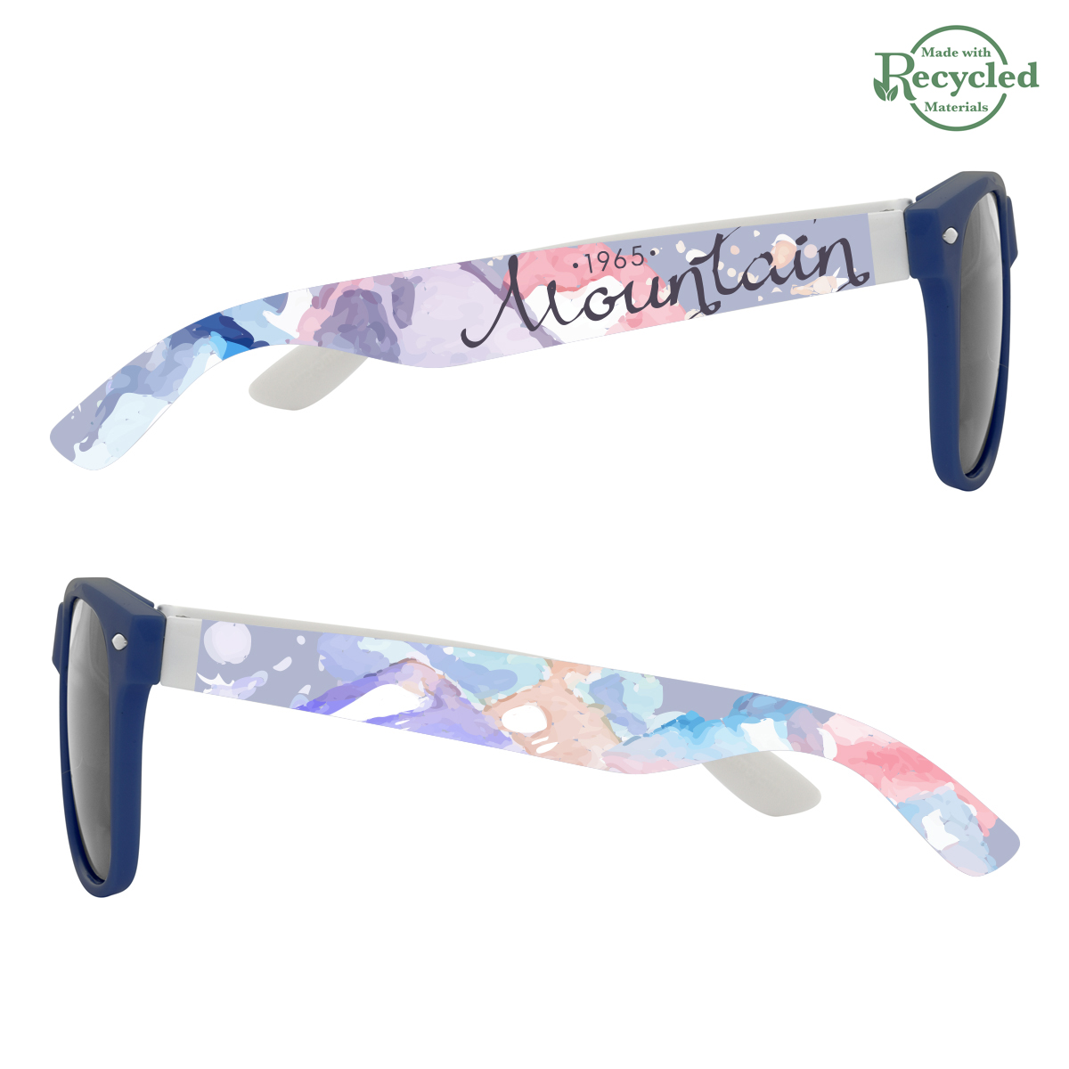 Picture of Full Color Colorblock Malibu Sunglasses