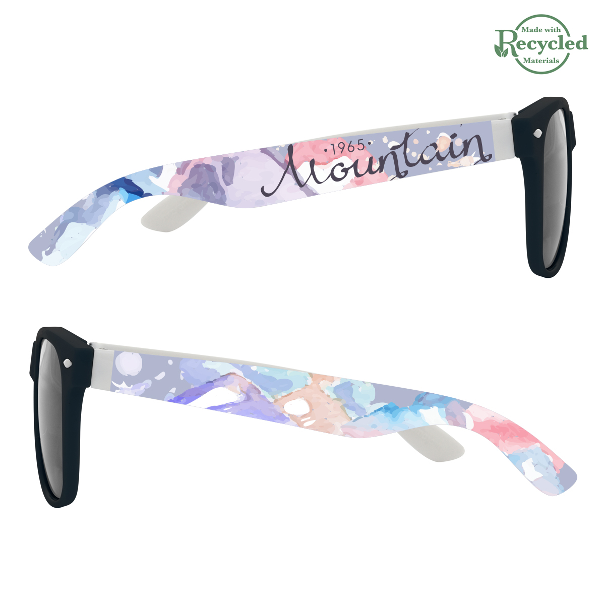 Picture of Full Color Colorblock Malibu Sunglasses