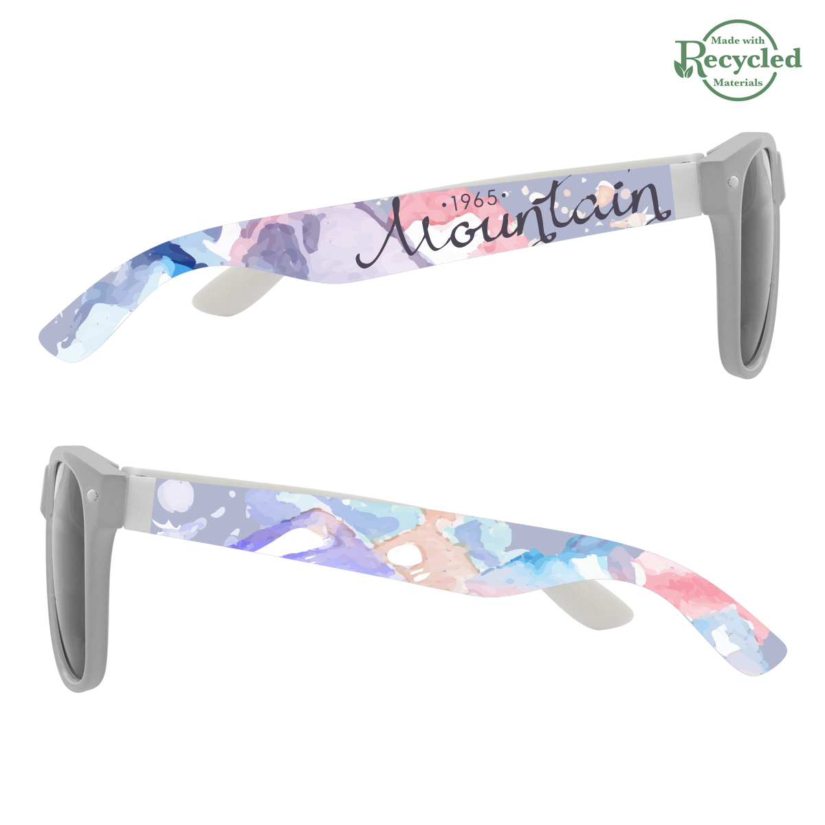 Picture of Full Color Colorblock Malibu Sunglasses