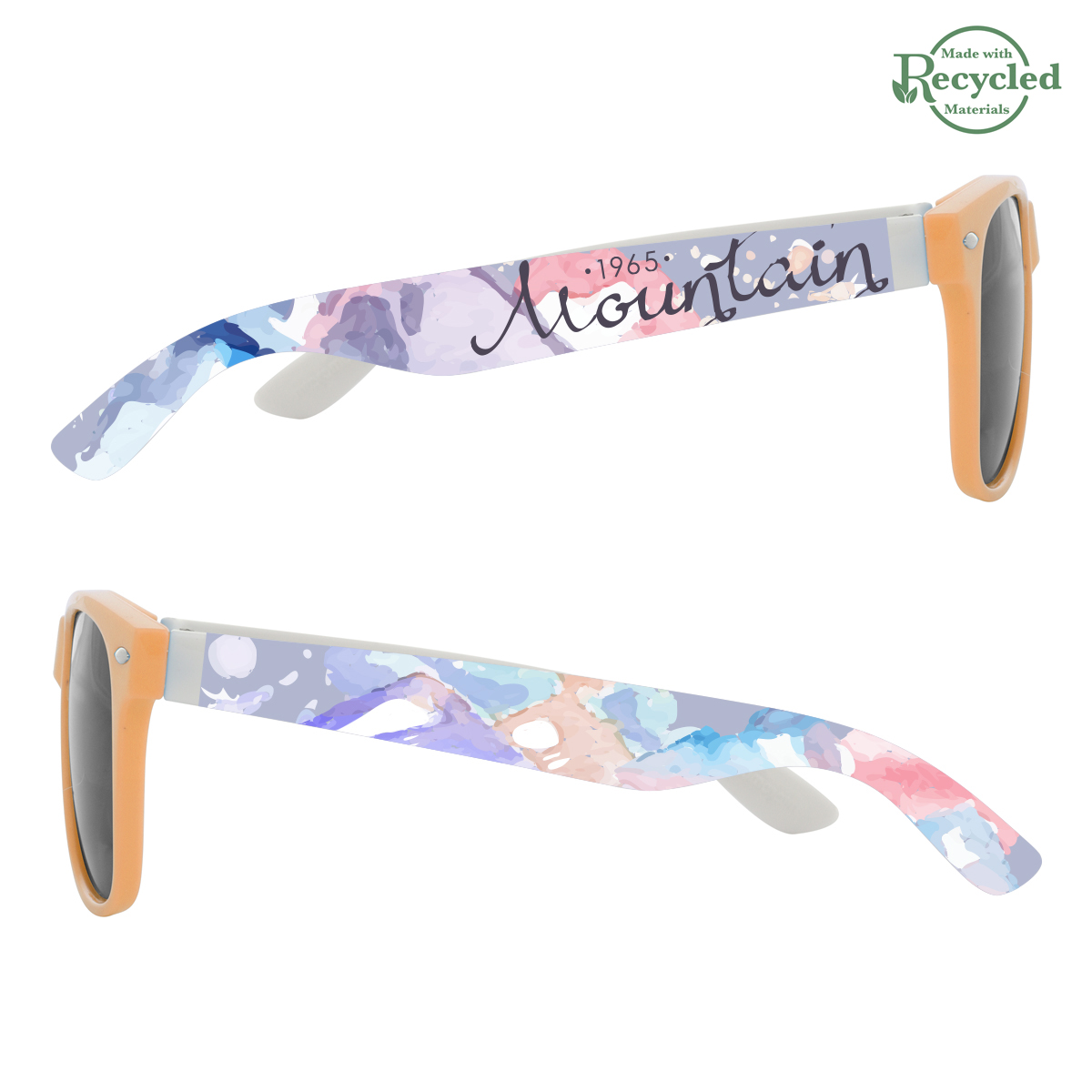 Picture of Full Color Colorblock Malibu Sunglasses