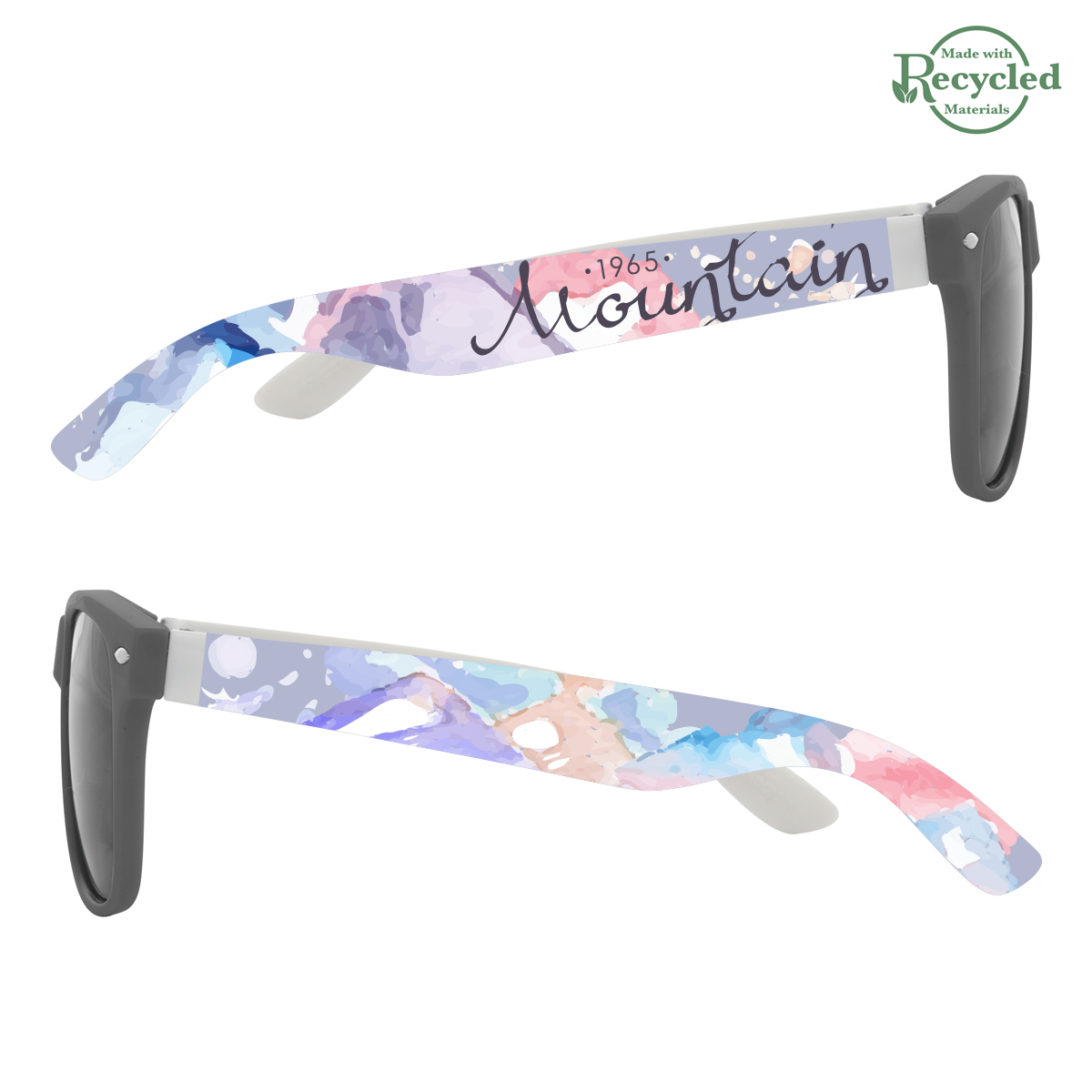 Picture of Full Color Colorblock Malibu Sunglasses
