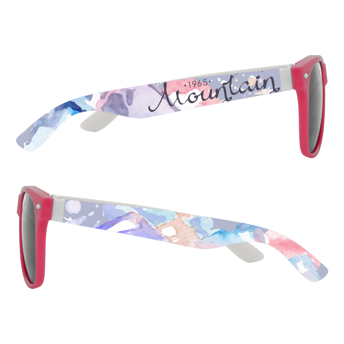 Picture of Full Color Colorblock Malibu Sunglasses