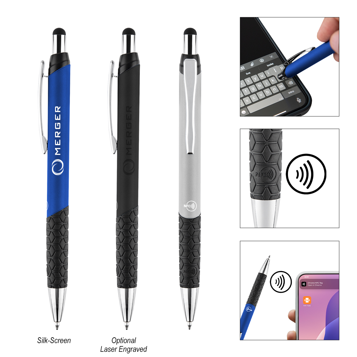 Picture of Recycled Aluminum Nfc Smart Pen