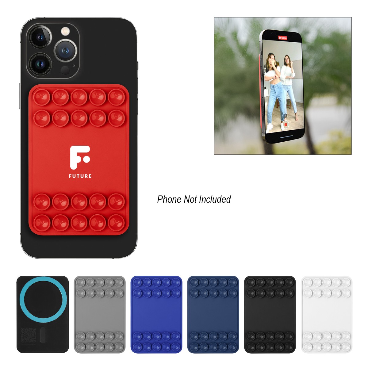 Picture of Magnetic Silicone Suction-cup Phone Mount