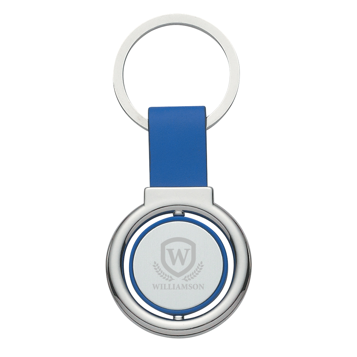 Picture of Circular Metal Spinner Key Tag
