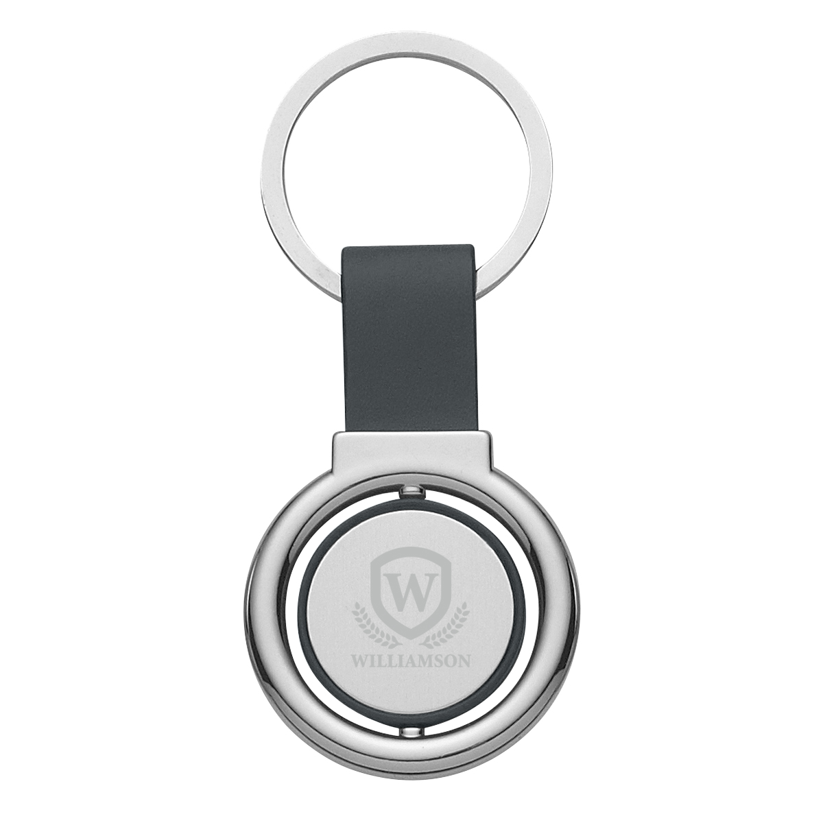 Picture of Circular Metal Spinner Key Tag