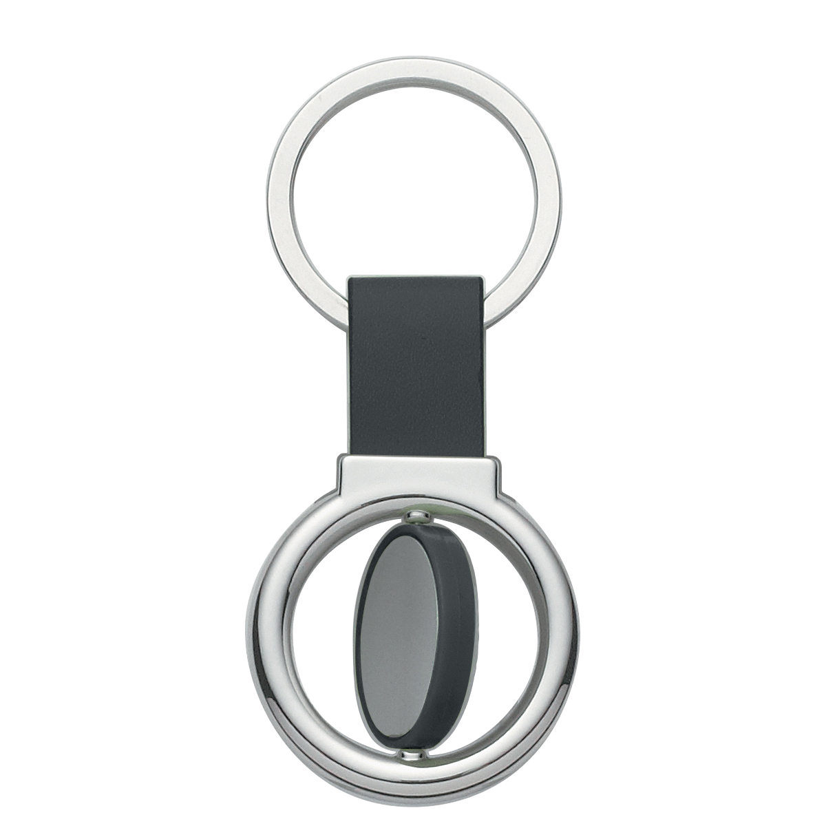 Picture of Circular Metal Spinner Key Tag