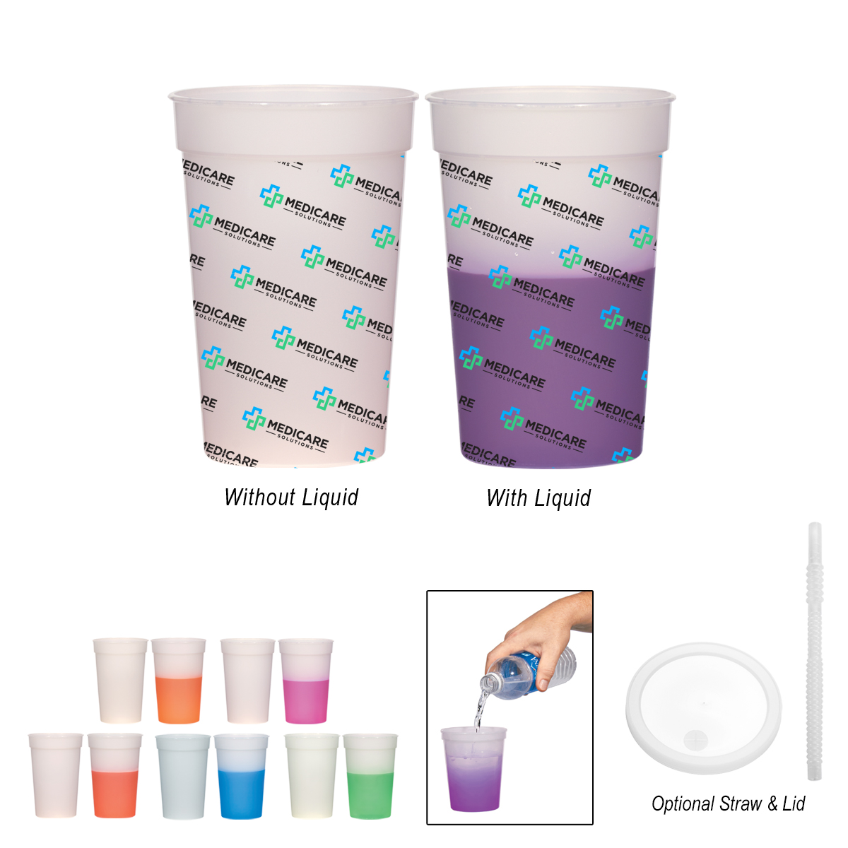 Picture of 16 Oz. Full Color Mood Stadium Cup