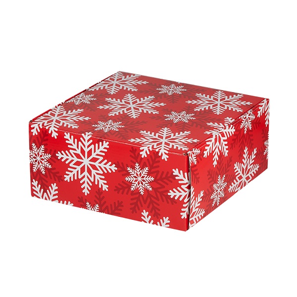 Picture of Red Snowflake Holiday Gift Box