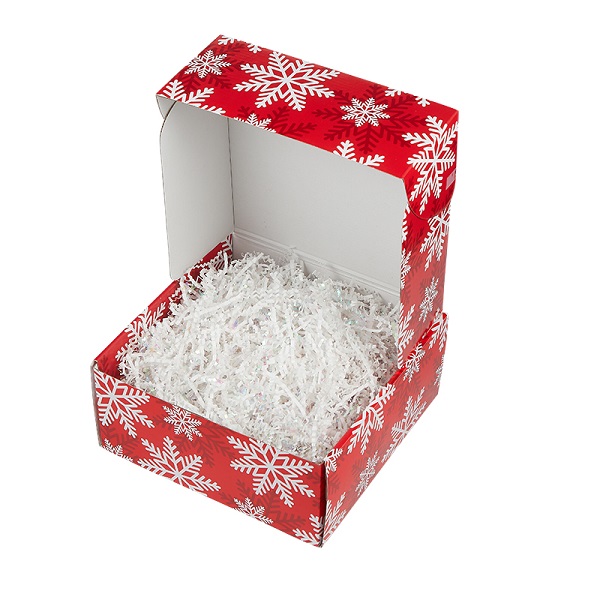 Picture of Red Snowflake Holiday Gift Box