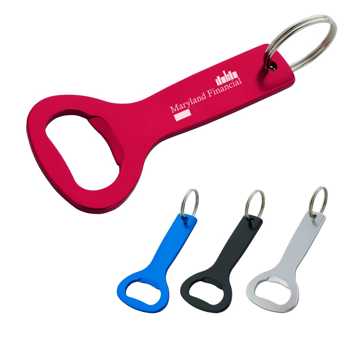 Picture of Aluminum Bottle Opener Key Ring
