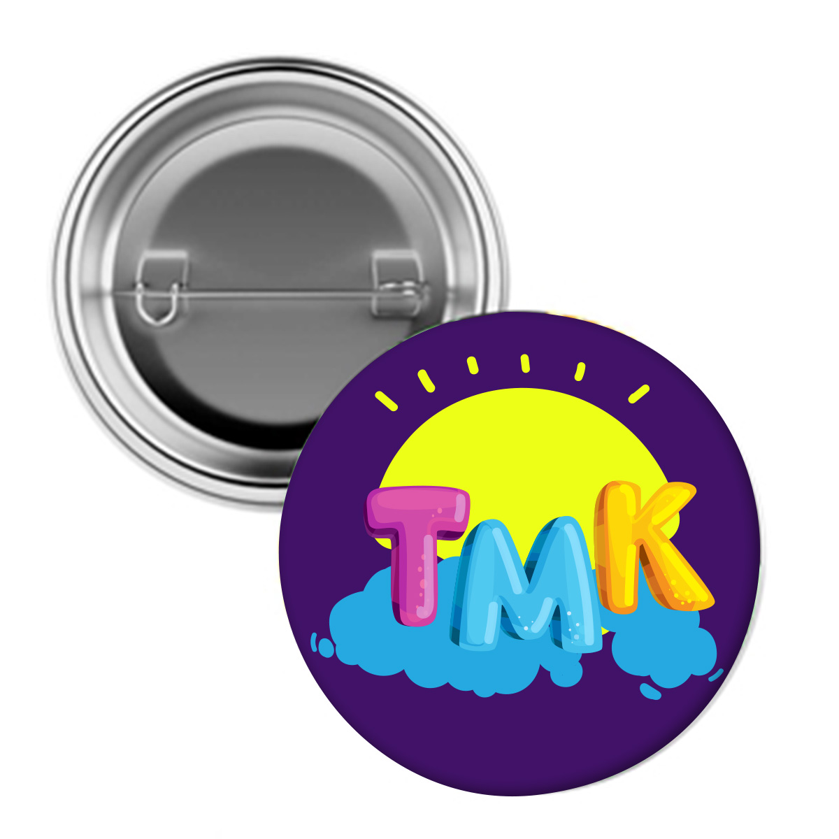 Picture of Full Color Lapel Pin Back Button