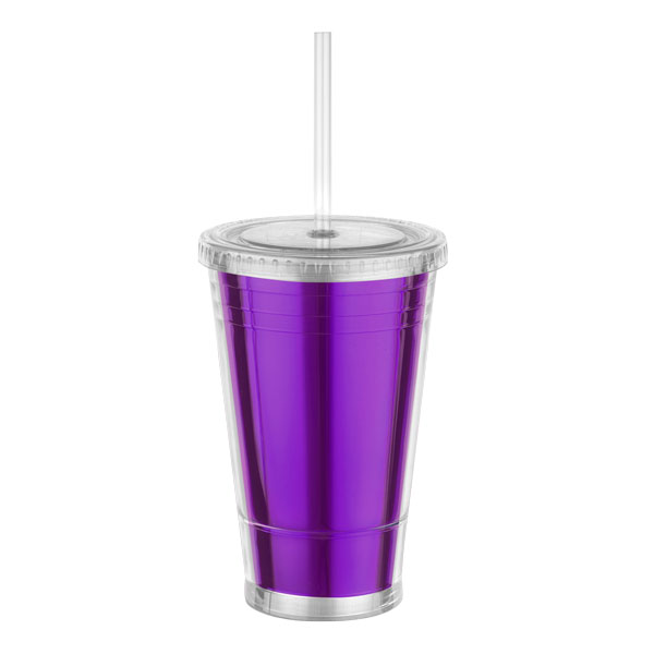 Picture of 16 oz Slurpy Metallic Tumbler