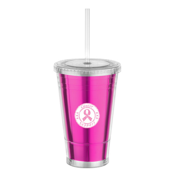 Picture of 16 oz Slurpy Metallic Tumbler