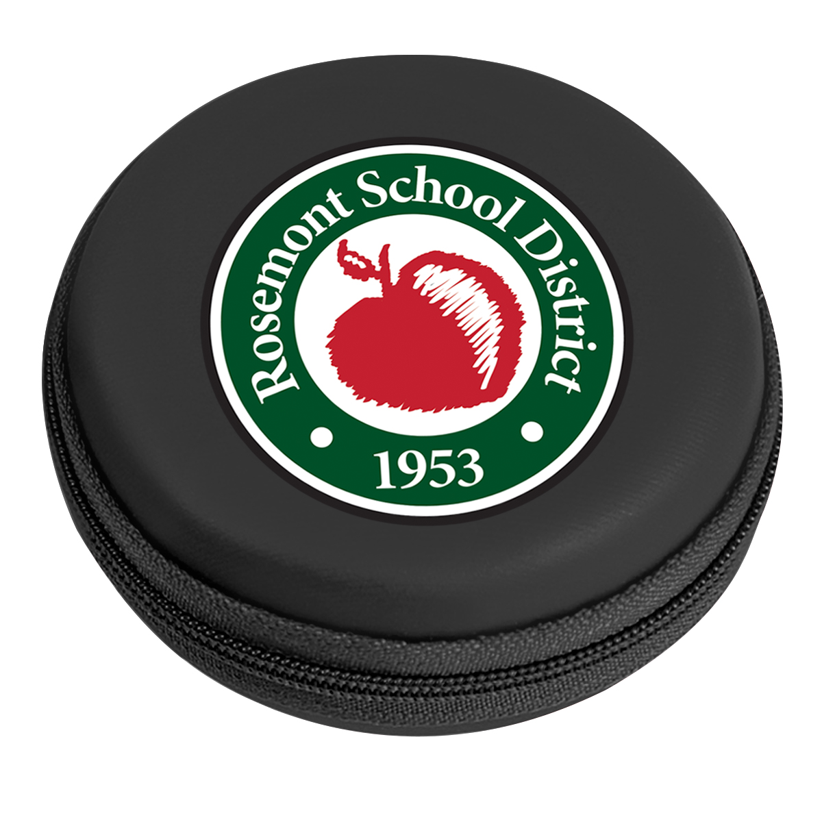 Picture of Round Zippered Electronics Travel Case