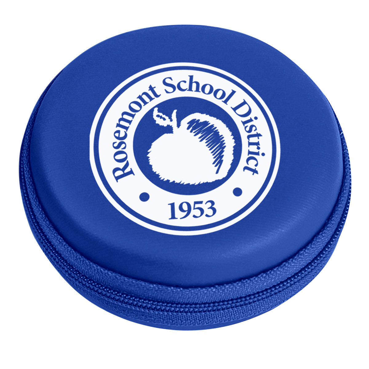 Picture of Round Zippered Electronics Travel Case